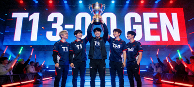 电竞T1战胜GEN